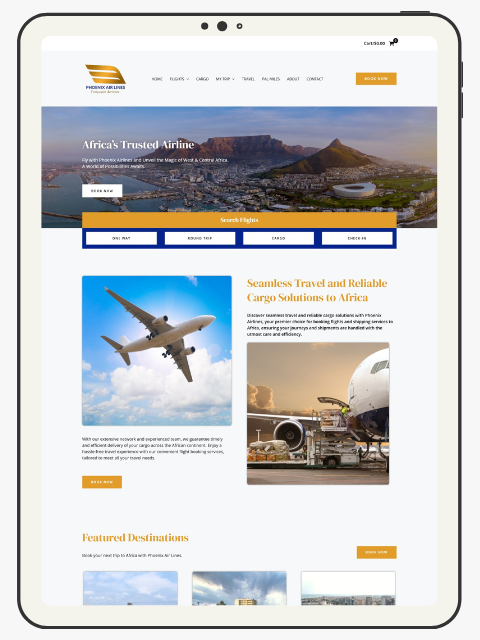 Airline Booking Website